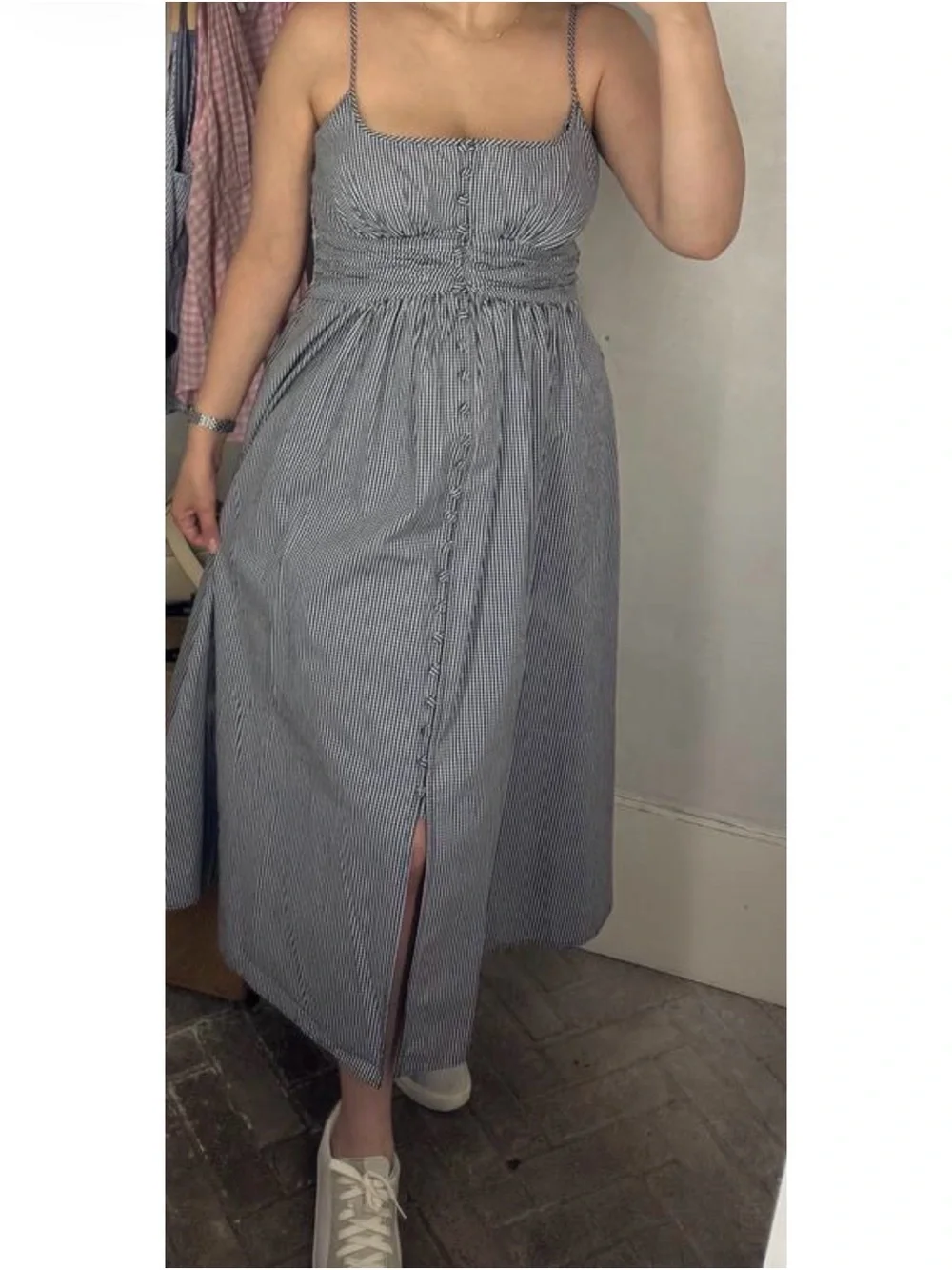 Anthropologie Katerina Button-Front dress